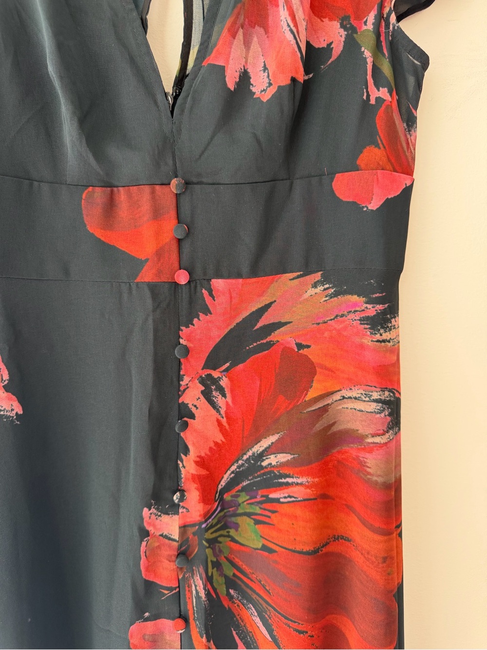 Anthropologie Hutch Nia Short-Sleeve V-Neck Maxi Dress NWT - Picture 5 of 8